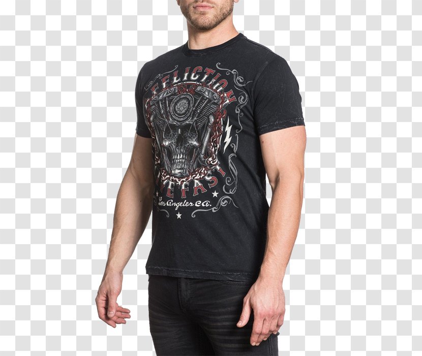 Long-sleeved T-shirt Affliction Clothing - Longsleeved Tshirt Transparent PNG