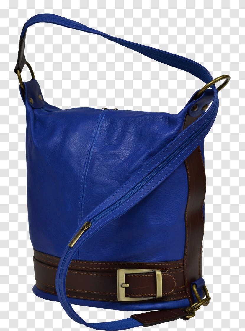 Hobo Bag Blue Leather T-shirt Handbag - Electric Transparent PNG