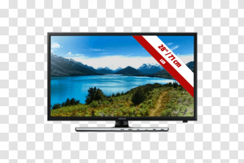 HD Ready LED-backlit LCD High-definition Television Samsung - Display Advertising - Tv Smart Transparent PNG