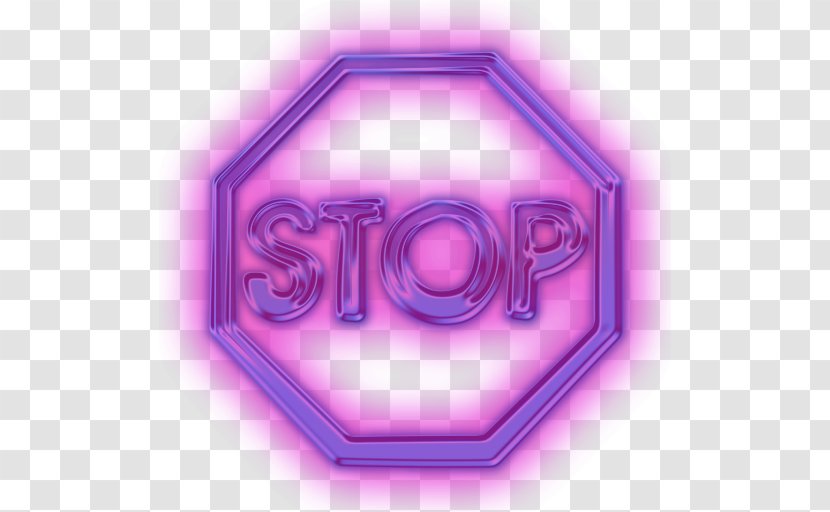 Purple Logo Neon Sign Transparent PNG