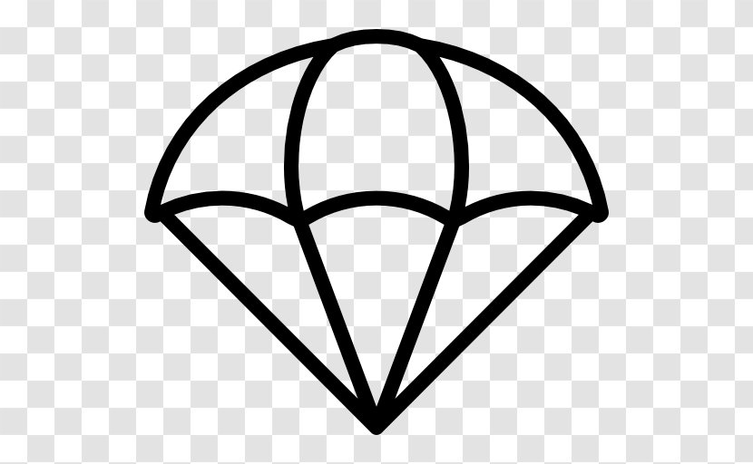 Drawing Diamond Line Art - Gliding Parachute Transparent PNG