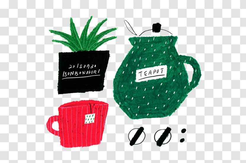 Teapot Teacup Illustration - Tea Cup Transparent PNG