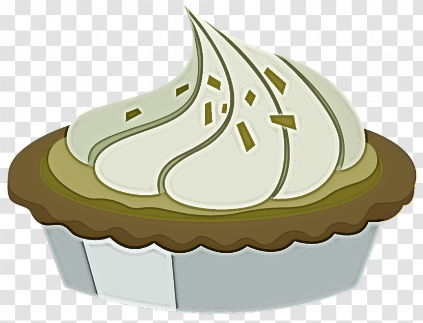 Green Icing Baking Cup Buttercream Cupcake Transparent PNG