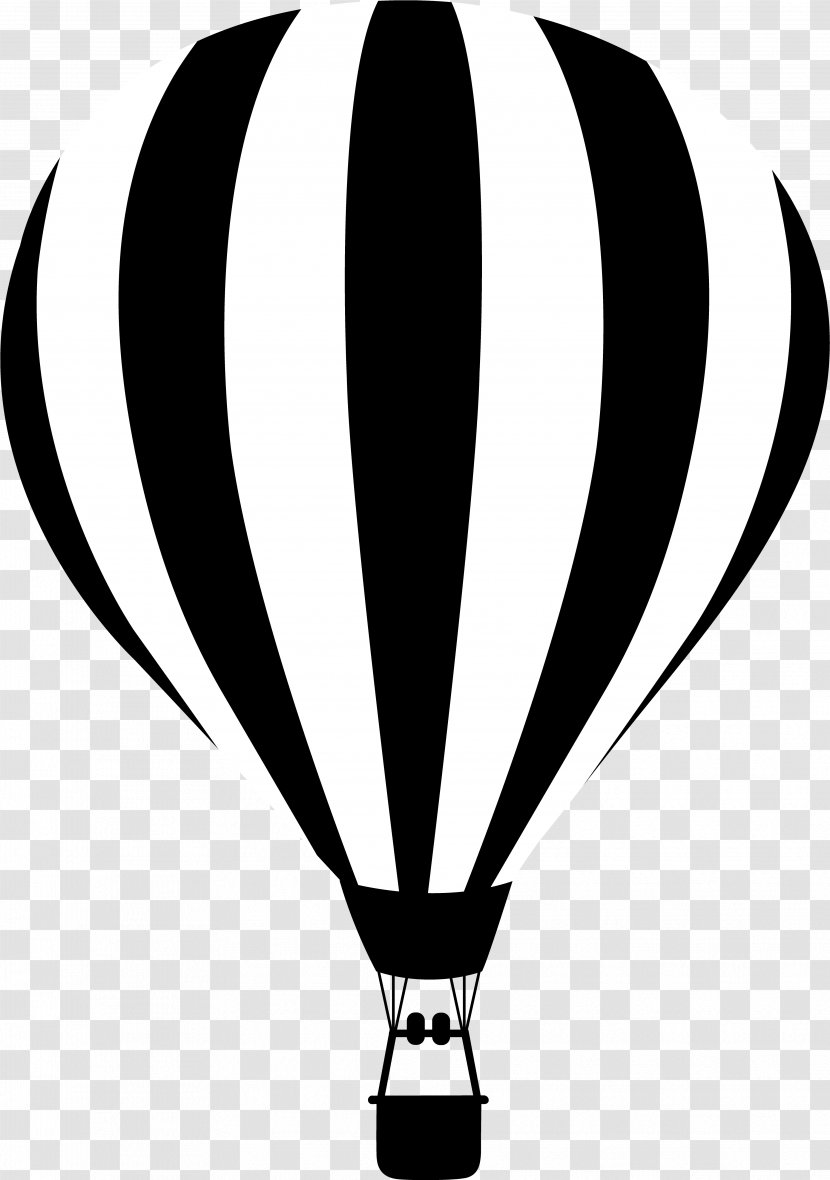 Hot Air Balloon Silhouette - Parachute - Logo Transparent PNG