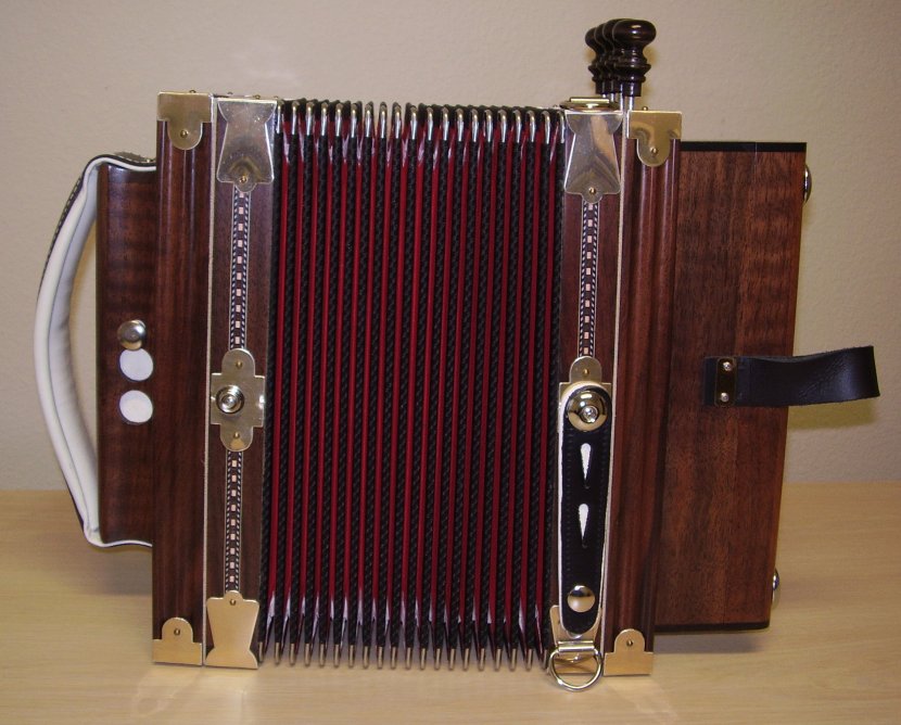 Diatonic Button Accordion Musical Instruments Free Reed Aerophone Garmon - Frame Transparent PNG
