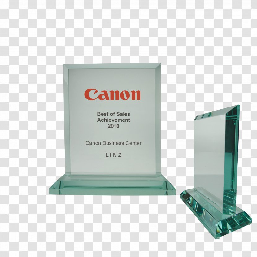 Lead Glass Trophy Award - Textile Printing Transparent PNG