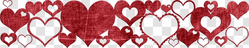 Heart Gratis Pattern - Silhouette - Heart-shaped Transparent PNG