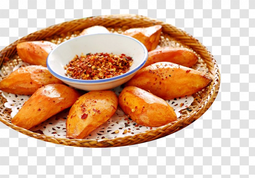 Sweet Potato Food Eating Dish - Bantning - Folk Specialties Roasted Potatoes Transparent PNG