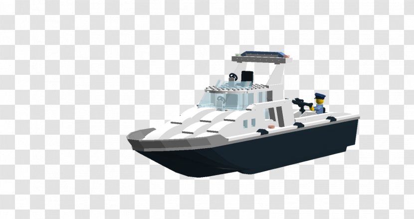 lego city police patrol boat