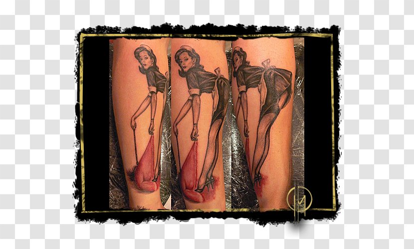 Tattoo Modern Art Shoulder Black Comics - Gil Elvgren Transparent PNG