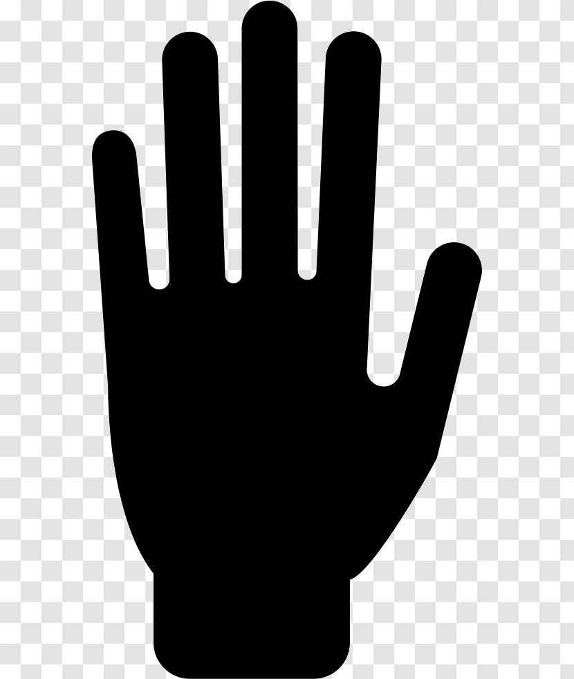 Hand Finger - Black And White - Avoid Picking Silhouettes Transparent PNG