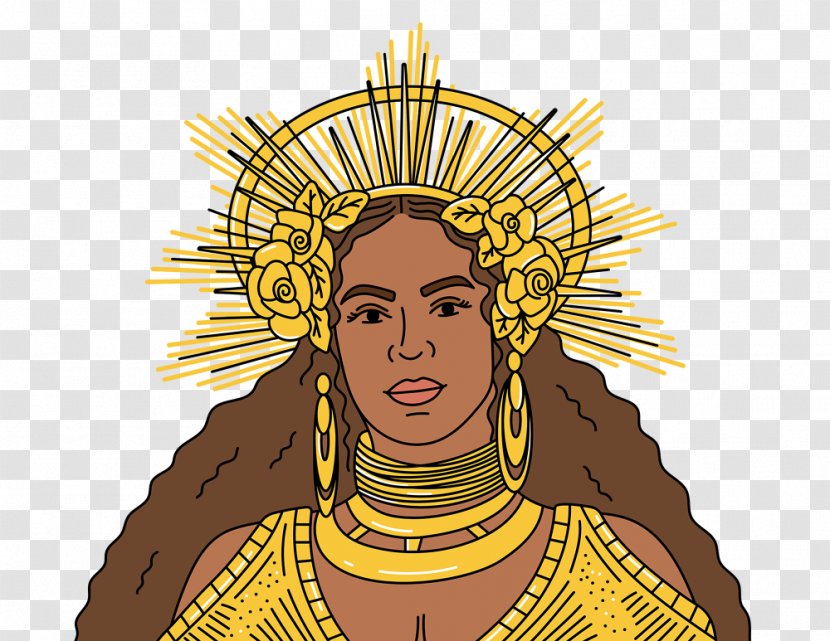 Image Illustration Animated Cartoon Drawing - Shondaland - Beyonce Transparent PNG