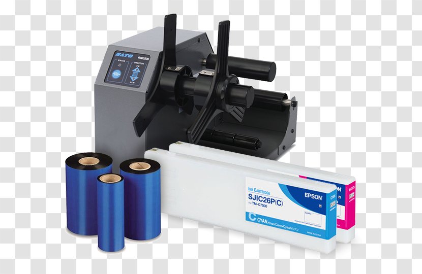 Label Manufacturing Barcode Thermal-transfer Printing Paper - Ribbon Transparent PNG