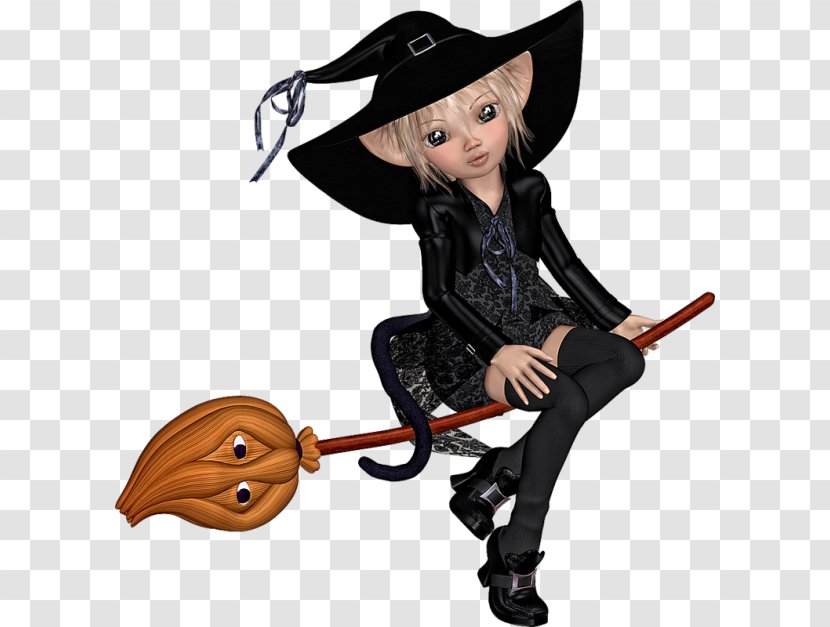 Household Cleaning Supply Cartoon Headgear - Costume - Cute Witch Transparent PNG