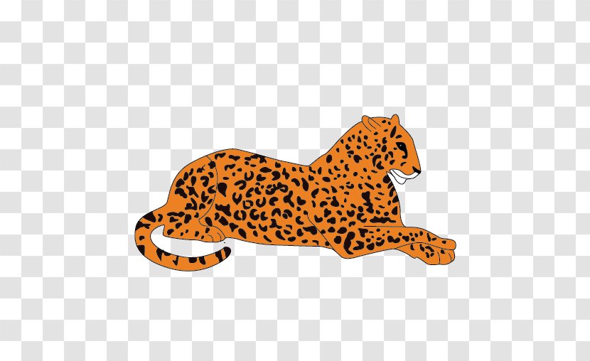 Cheetah Leopard Jaguar Terrestrial Animal Clip Art - Mammal Transparent PNG