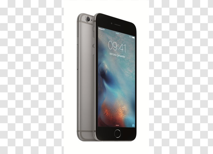Apple Space Grey Gray Smartphone - Iphone 6s Plus Transparent PNG