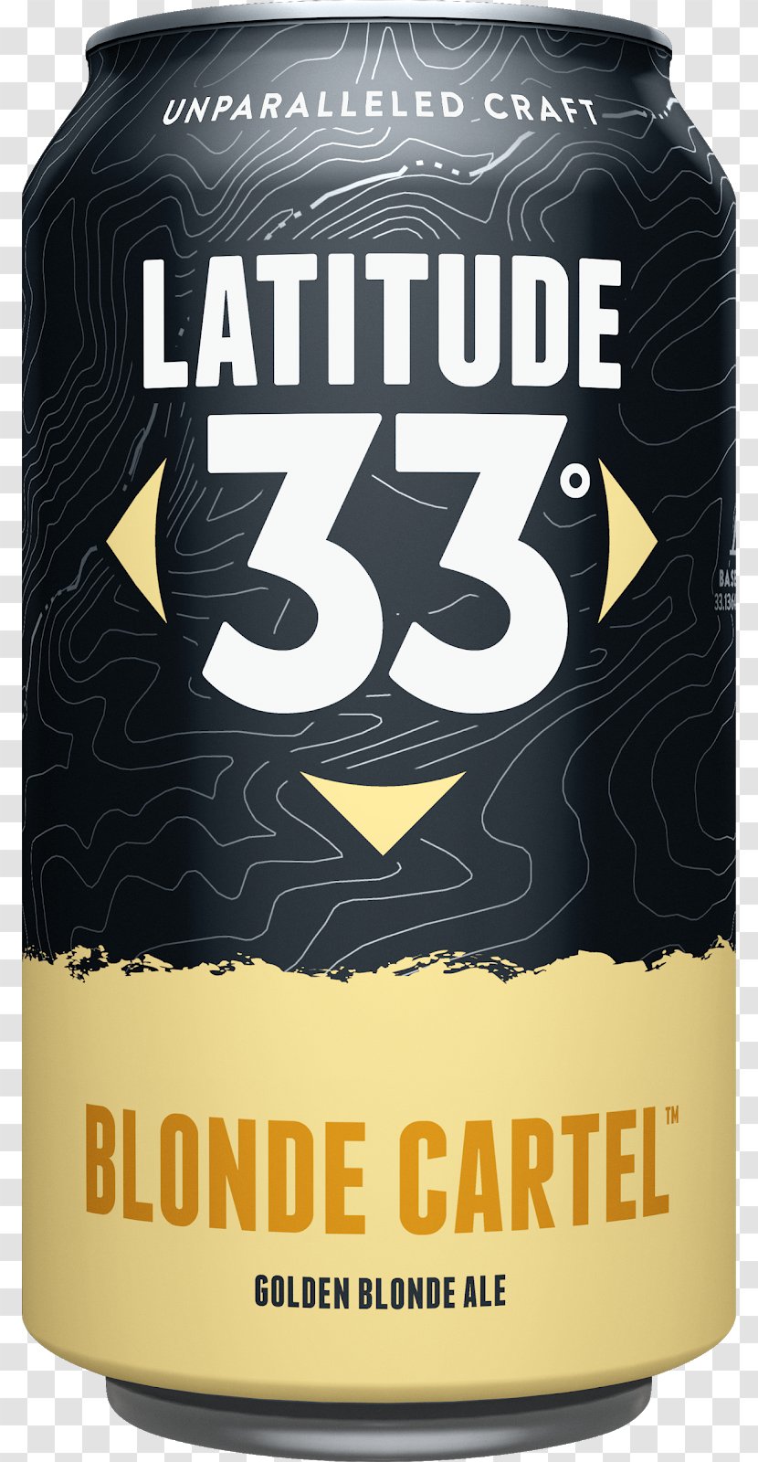 Latitude 33 Brewing Company India Pale Ale Alcoholic Drink Brand Brewery - Enough Refreshing Transparent PNG