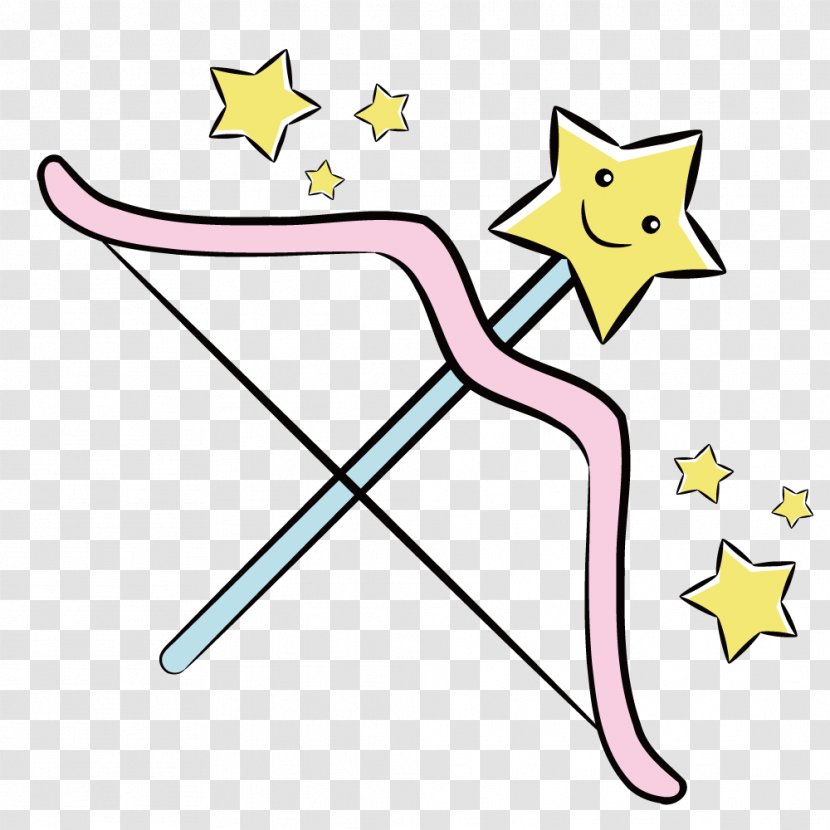 Bow And Arrow Clip Art - Area - Star Transparent PNG