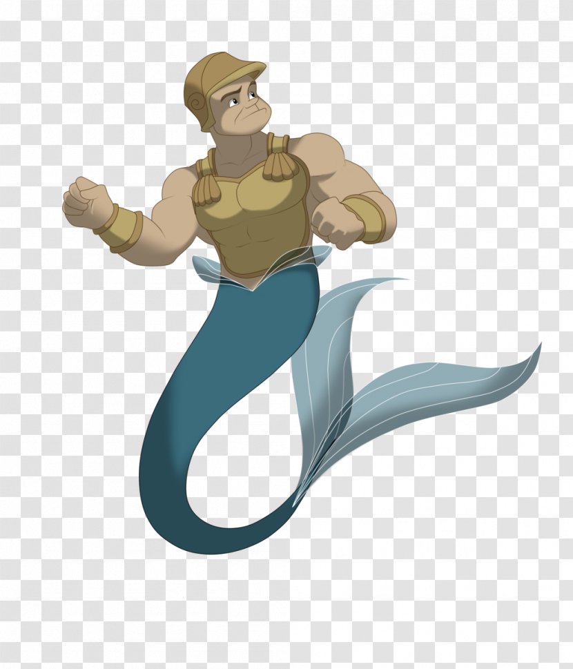 King Triton Mermaid Ariel Merman - Greek Sea Gods Transparent PNG