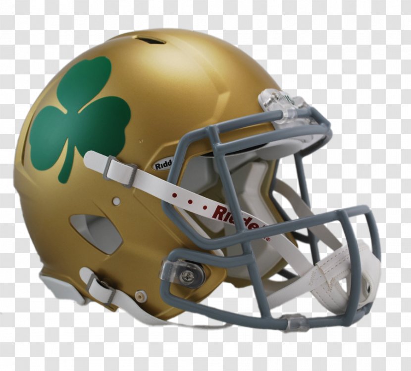 Face Mask Lacrosse Helmet Notre Dame Fighting Irish Football American Helmets University Of - Motorcycle Transparent PNG