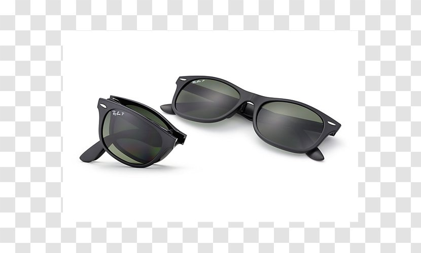 Goggles Sunglasses Ray-Ban Wayfarer Folding Flash - Glasses Transparent PNG