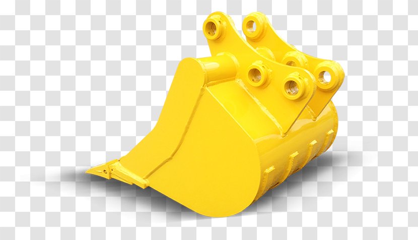 Angle - Yellow - Compact Excavator Transparent PNG
