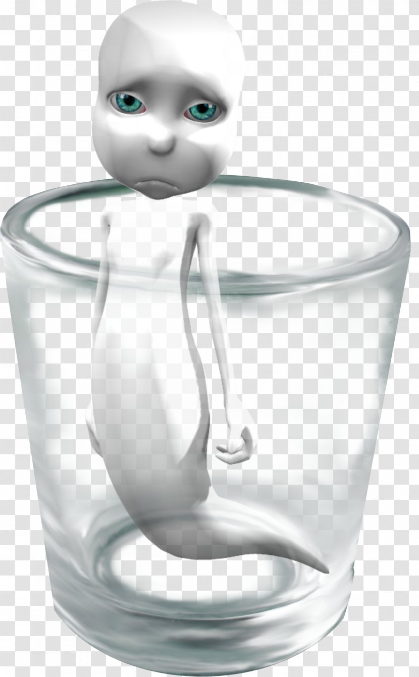 Crying Illustration - Drinkware - He Was Imprisoned In The Cup Ghost Transparent PNG