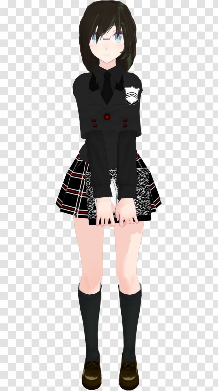 Clothing Persona 5 School Uniform Dress - Watercolor Transparent PNG