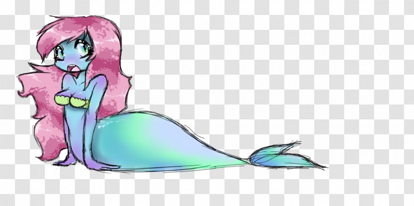 Vertebrate Drawing Art - Flower - Little Mermaid Transparent PNG