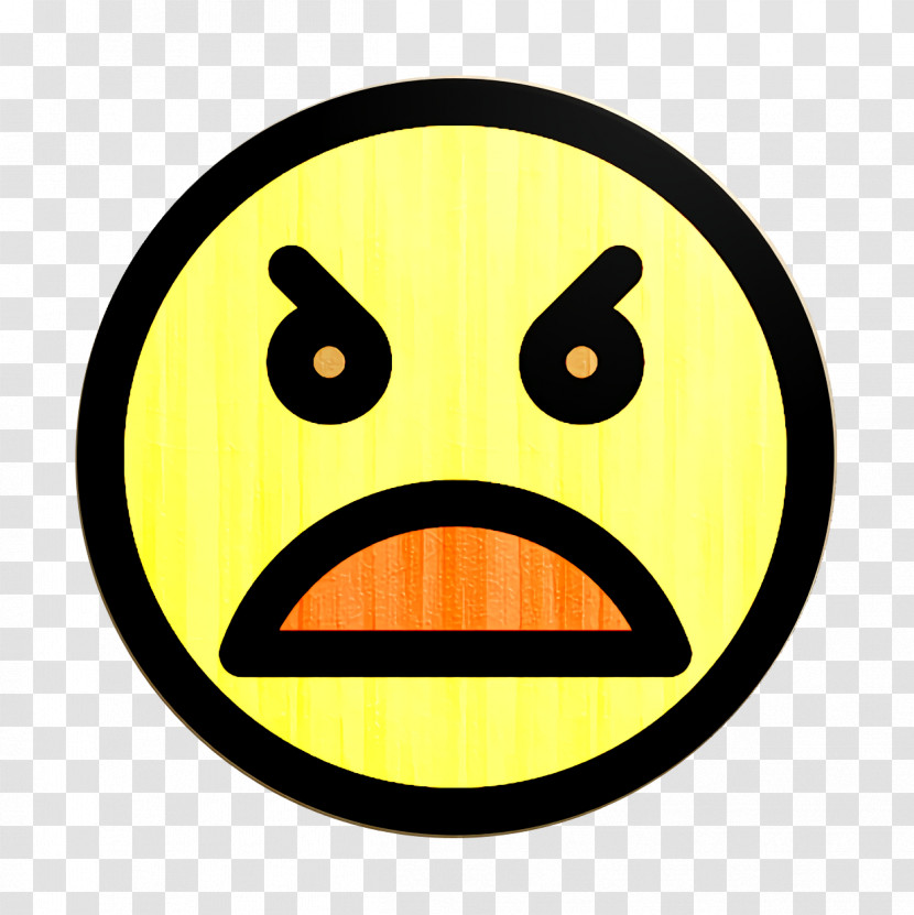 Smiley And People Icon Emoji Icon Angry Icon Transparent PNG