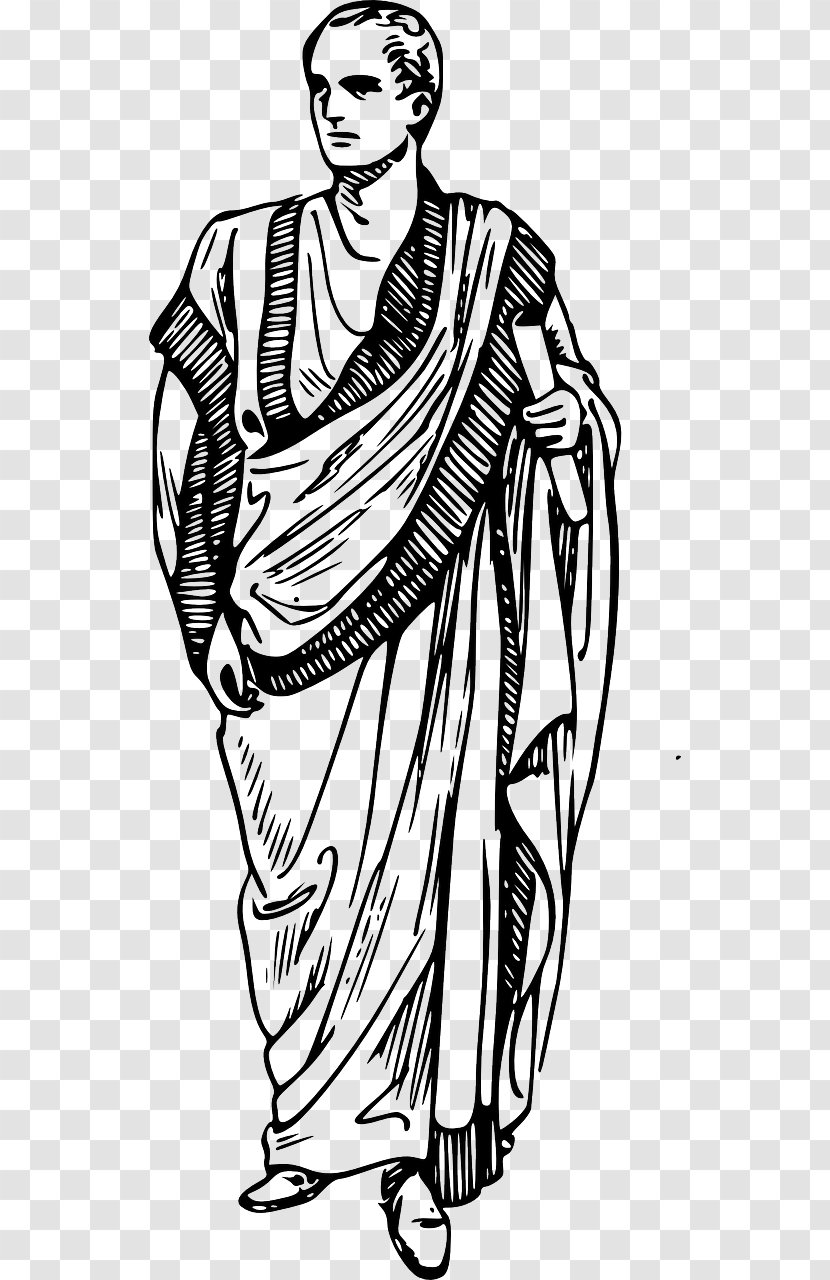 Ancient Greece Rome Robe Toga - Chiton Transparent PNG