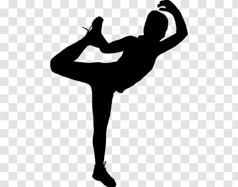 Fitness Cartoon - Exercise - Dancer Kick Transparent PNG