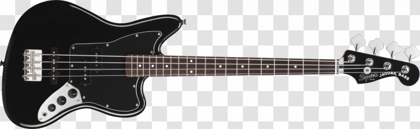 Fender Jaguar Bass Precision Squier Musical Instruments - Frame Transparent PNG