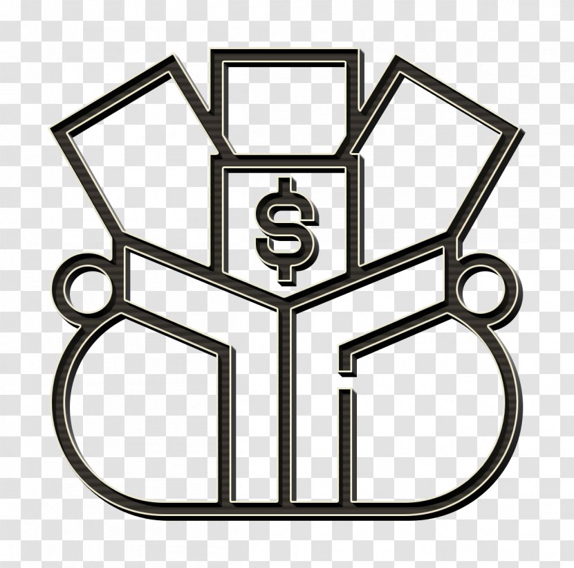 Asset Icon Dollar Finance - Coloring Book - Symbol Transparent PNG