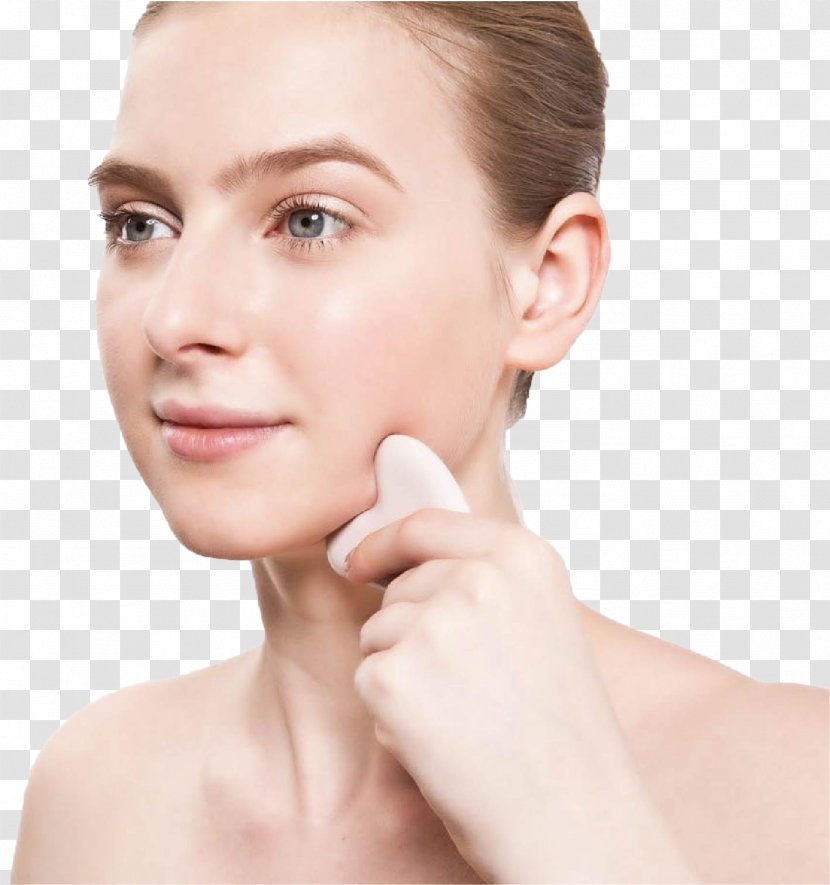 Amazon.com Ceramic Face Gua Sha Plate - Quartz - Do Facial Massage Beauty Transparent PNG