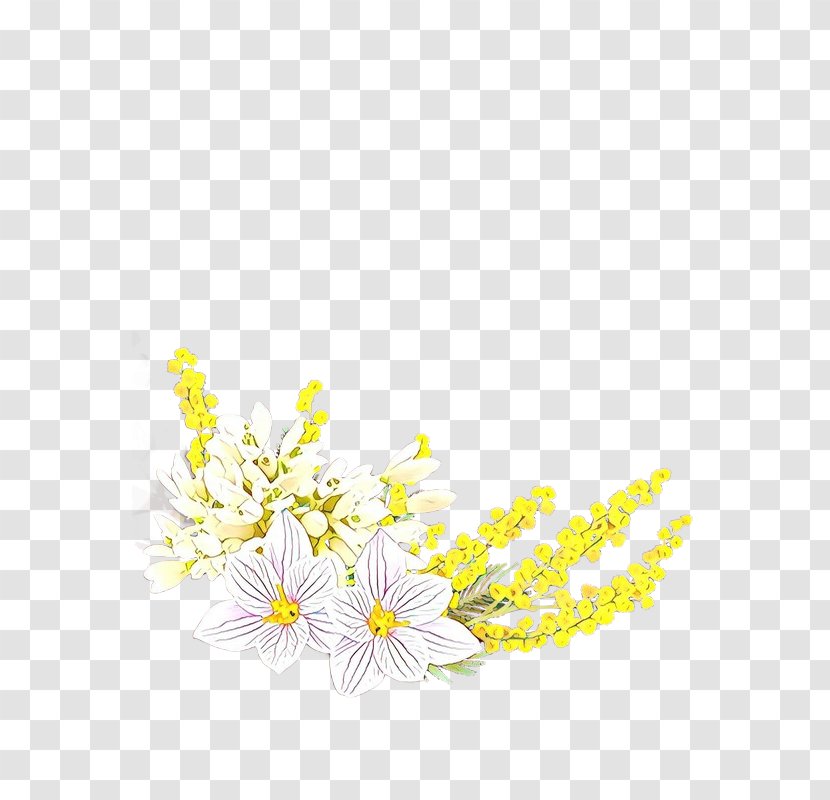Flowers Background - Branch - Perennial Plant Wildflower Transparent PNG