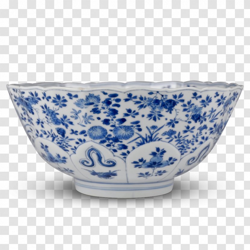 Ceramic Blue And White Pottery Saucer Bowl Tableware - Cup Transparent PNG
