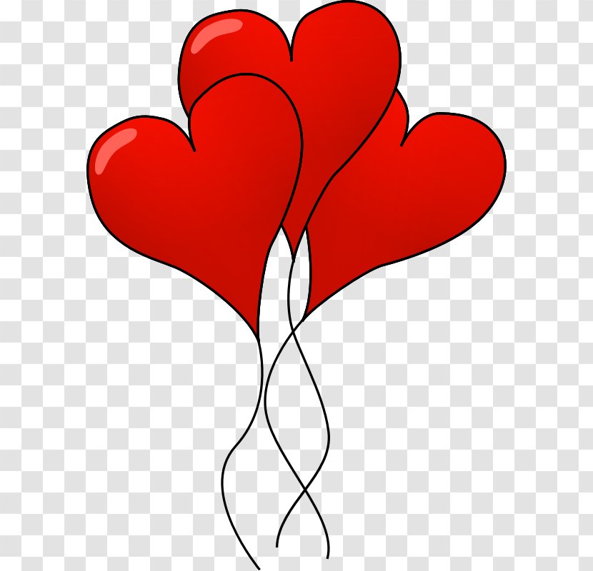 Clip Art Heart Openclipart Valentine's Day Vector Graphics - Cartoon Transparent PNG