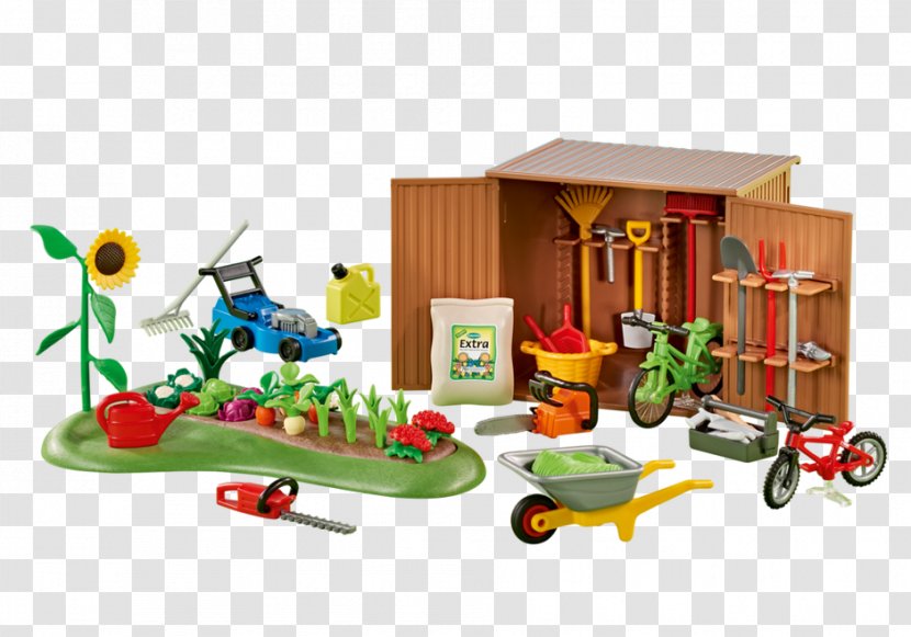 Playmobil Bag Toy Shopping Shed - Garden - City Life Transparent PNG