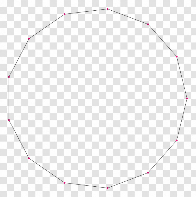 Regular Polygon Pentadecagon Equilateral Simple - Polytope - Shape Transparent PNG