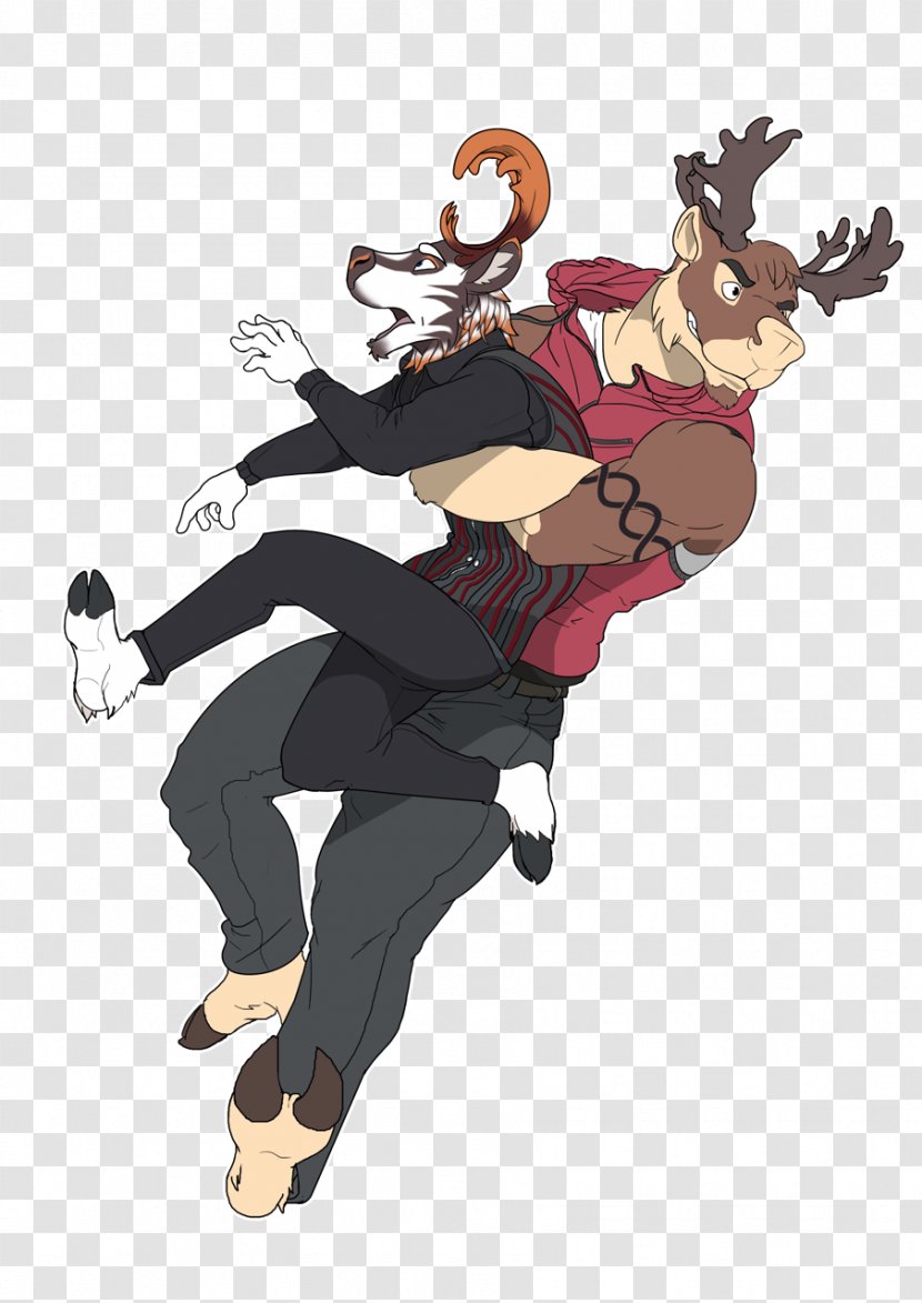 Reindeer Furry Fandom Male Gray Wolf Transparent PNG