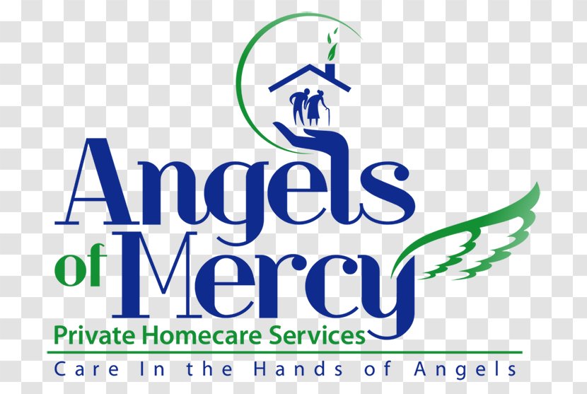 Home Care Service Logo Health Brand Angel Of Mercy - Microsoft Azure - Live In Nursing Transparent PNG