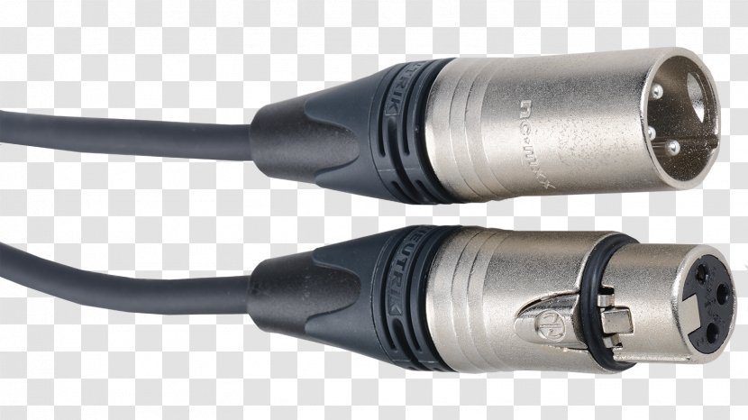 Microphone Electrical Cable XLR Connector Phone Audio And Video Interfaces Connectors - Headphones - Wires Transparent PNG