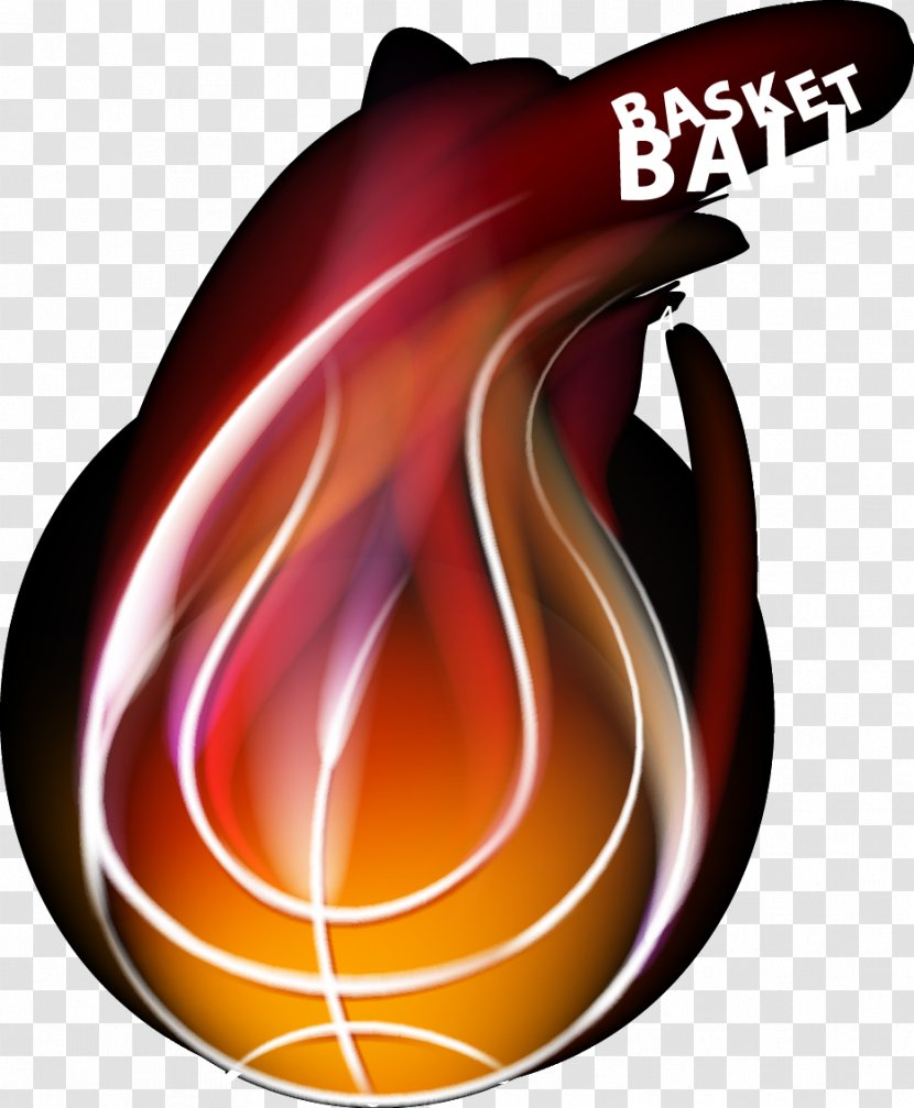 Basketball Court Photography - Ball - Flame Transparent PNG