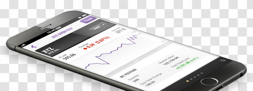 Smartphone Scottrade Stock Trader Investment - Telephone Transparent PNG