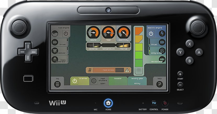 Wii U GamePad Affordable Space Adventures Mario & Luigi: Superstar Saga - Game Boy Advance - Gamepad Transparent PNG