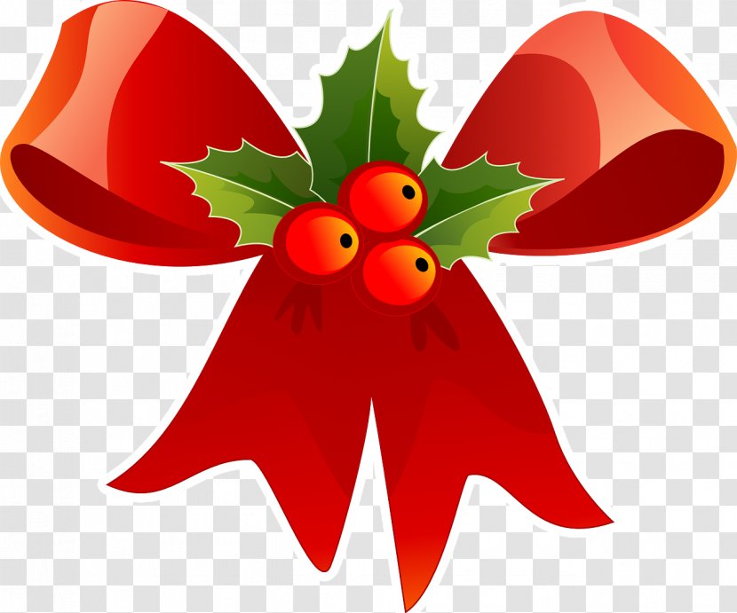 Clip Art Christmas Day Ribbon Image Decoration - Petal Transparent PNG