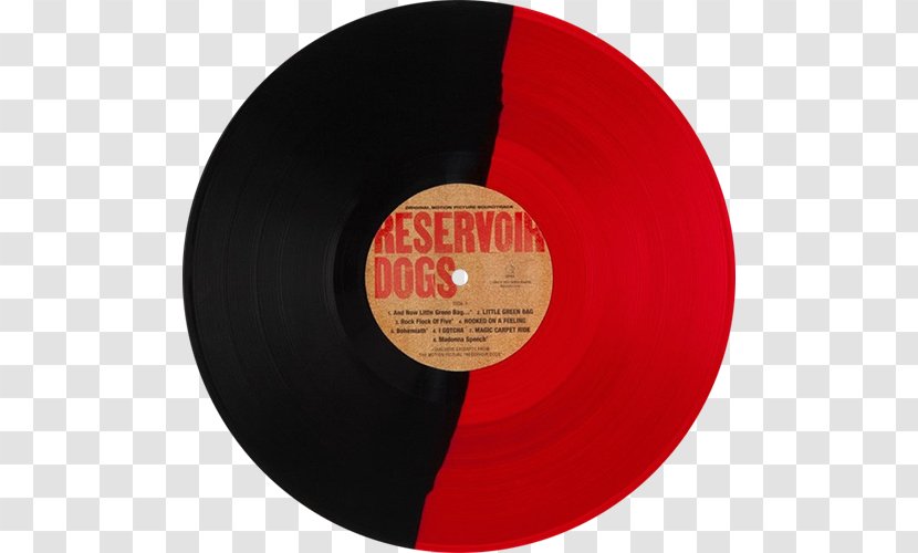 Phonograph Record Red Soundtrack Reservoir Dogs Color - Heart - Motion Poster Transparent PNG