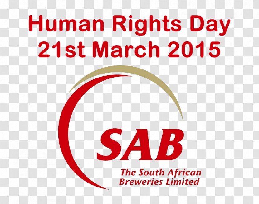 South African Breweries Accelerate Sport And Entertainment SABMiller Brewery Beer - Logo - Human Rights Day Transparent PNG