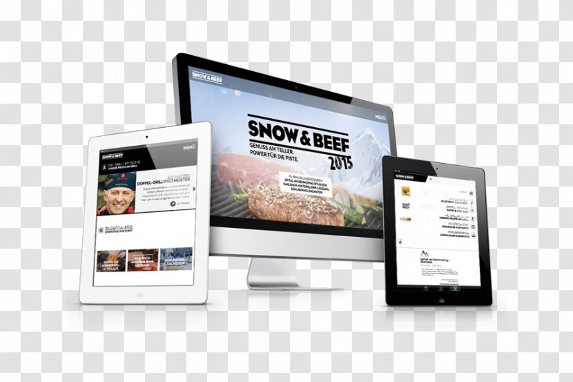 Brand Display Advertising Multimedia - Website Mock Up Transparent PNG